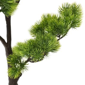 zöld cserepes mű fenyőbonsai 60 cm