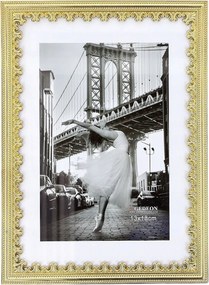 Képkeret arany 13x18 tömör fém luxus