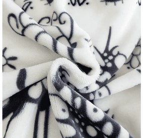 Mikroplüss ágyneműhuzat WINTER DEER szürke Ágyneműhuzat mérete: 2 db 70 x 90 cm | 200 x 220 cm