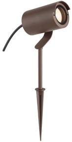 Zambelis E284 - Kültéri lámpa 1xGU10/20W/230V IP65 barna