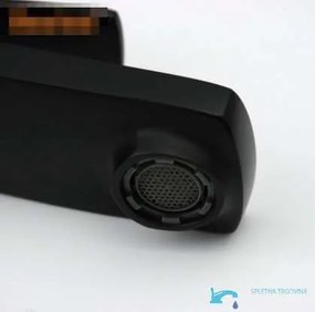 Álló mosdócsaptelep EYN CKB2241, egykaros, egylyukas kivitel fekete, matt fekete és sötétszürke felülettel — 16,5 cm