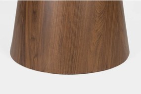 Kerek étkezőasztal kő asztallappal ø 115 cm Almira – White Label