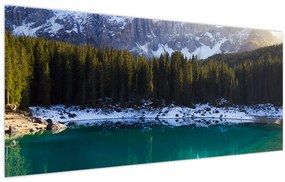 Kép - Karersee tó (120x50 cm)