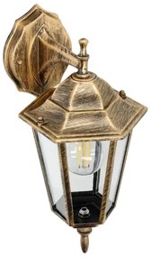 Kültéri fali lámpa 1xE27/60W/230V IP44 arany