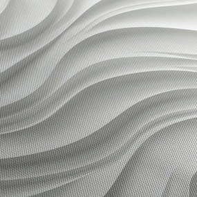 Kép - 3D fehér hullámok (120x50 cm)