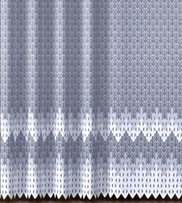 Mg Függöny 629/61 fehér 400x170cm Kész Szalaggal M