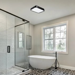 Rabalux 71255 - LED Fürdőszobai mennyezeti lámpa SAMIRA LED/18W/230V IP44 fekete