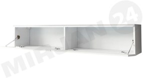 TV asztal/szekrény Dilune 140 (smart beton) (fehér LED világítás). 1053729