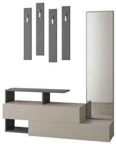 Előszobafal Ramda - Light Mocha, Anthracite