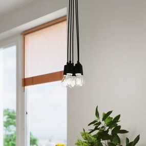 Csillár zsinóron DIEGO 3xE27/60W/230V