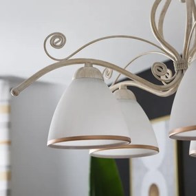 Csillár láncon RETRO II 5xE27/60W/230V