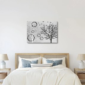 Absztrakt kép a fák (70x50 cm)