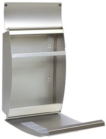 Postaláda BK 931, ablakos, rozsdamentes