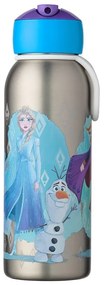 Ezüstszínű rozsdamentes acél gyerek ivópalack 350 ml Frozen 2 – Mepal