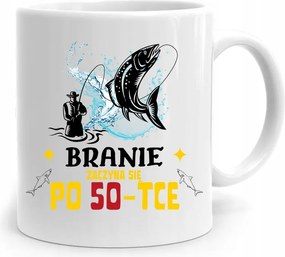 SzĂŒletĂ©snapra 50 50-es 50-es Bögre TökĂ©letes AjĂĄndĂ©k fĂ©nykĂ©pes nyomtatĂĄssal