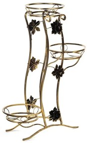 Virágállvány 100x70 cm arany