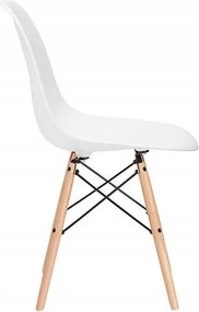 Modern szék DIDIER bükk + fehér