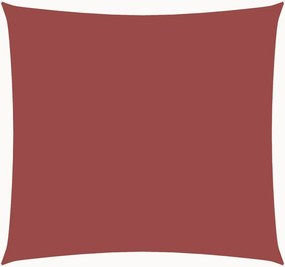 vidaXL terrakotta négyzet alakú oxford-szövet napvitorla 6 x 6 m
