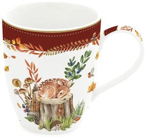 Forest Dream őszi porcelán őzikés bögre dobozban Easy Life