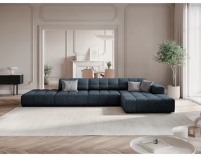 Kék sarokkanapé (jobb oldali) Chicago – Cosmopolitan Design