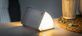 ĂsszecsukhatĂł lĂĄmpa "Smart Book" mini, szĂŒrke textil - Gingko