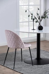 Tarifa márvány étkezőasztal 110 cm fehér-fekete