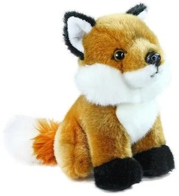 Rappa plüss ülő róka, 18 cm