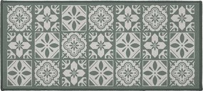 Zöld textil fürdőszobai kilépő 50x120 cm Constantine – douceur d'intérieur