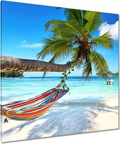 Vászonkép 90x90 Trópusok Tájképek Pálmafák