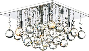 Dar Lighting ABACUS ABA5250 Süllyesztett mennyezeti lámpa 4x40W/G9