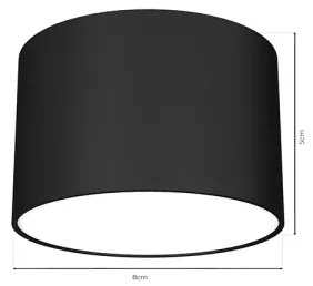 Spotlámpa DIXIE 1xGX53/11W/230V fekete