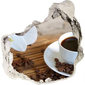 3d-s lyuk vizuális effektusok matrica Csésze kávé nd-p-63333630