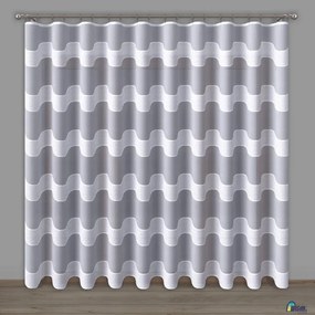 Mg Függöny jacquard 648/143 Fehér 280x150 K szalaggal