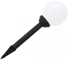 8 db napelemes kültéri LED gömblámpa 15 cm RGB