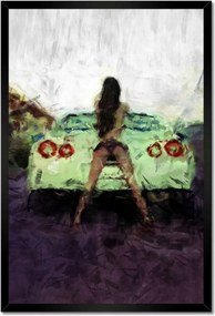 Poszterek keretben 40x60 Nissan Gtr
