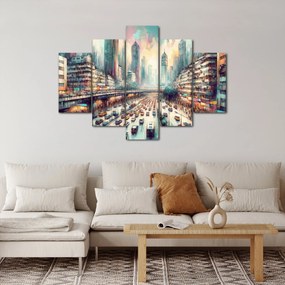 Kép - Városi élet (150x105 cm)