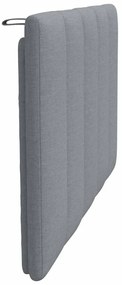 világosszürke szövet fejtámla párna 90 cm