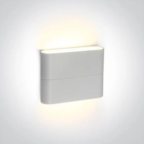 ONE LIGHT 67376-W-W OUTDOOR SLIM RANGE UP & DOWN Modern Kültéri Fali Lámpa Fehér LED IP44