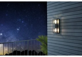 Eglo 780426 - Kültéri fali lámpa ALGECIRAS 2xE27/60W/230V IP44 fekete