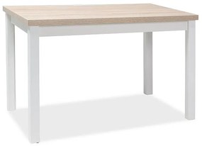 Adam étkezőasztal 100 x 60 cm, sonoma tölgy / fehér