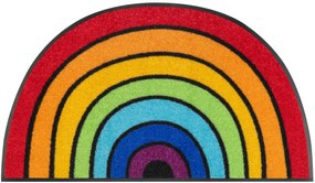 Rainbow szivárványos, félkör alakú beltéri lábtörlő