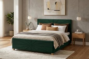 PATI ágy 160x200 cm Zöld Matrac nélkül