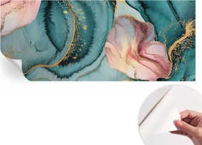 Fali fotótapéta előszoba konyhába Művészi hullámok 250x104 cm