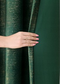 Függöny készre szerelve Eleonora 140x250 üveg arany nyomattal