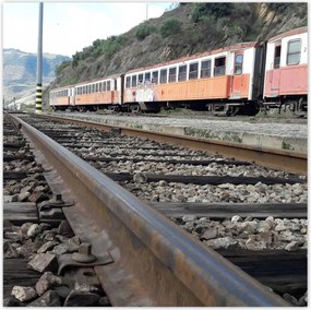 Poszterek 100x100 Vasút Vonatok Sínek