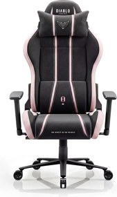 Szövet gamer szék fekete-rózsaszín Diablo X-One 2.0 Akira Pink Normal