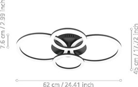 Eglo PARRAPOS-Z 900319 Süllyesztett mennyezeti lámpa 1x41W/LED 3000-6500K 5800LM IP20