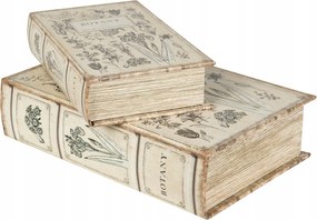 Doboz, Mint Könyv Hamis Apróságok Ékszer Ajándék Doboz 2db