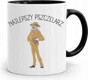 Fekete Bögre Méhésznek A Legjobb Méhész fényképes nyomtatással