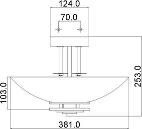 Kichler HENDRIK KL-HENDRIK-SF Mennyezeti Lámpa 3x3,5W/G9 3x320LM IP44